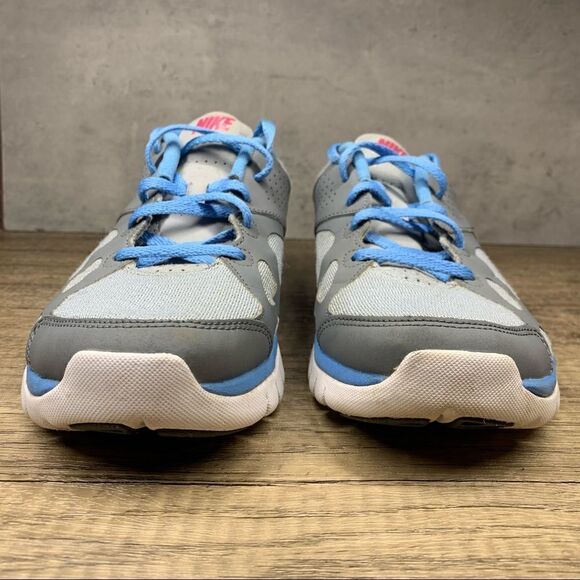 Nike Women's Size 8.5~Flex Run~Gray/Pink/Sky Blue Running Shoes - Picture 3 of 9